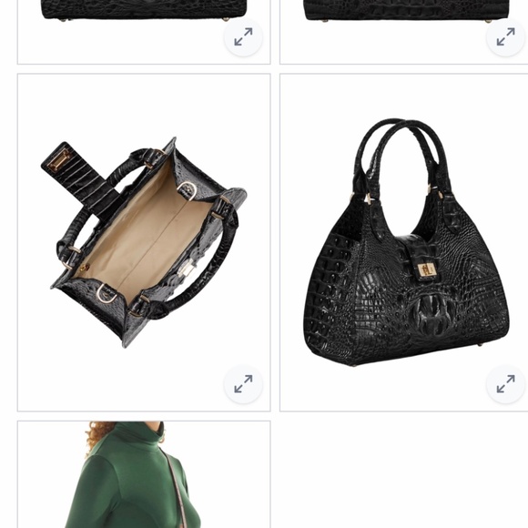 Brahmin Adrian Black Melbourne handbag - Picture 2 of 12